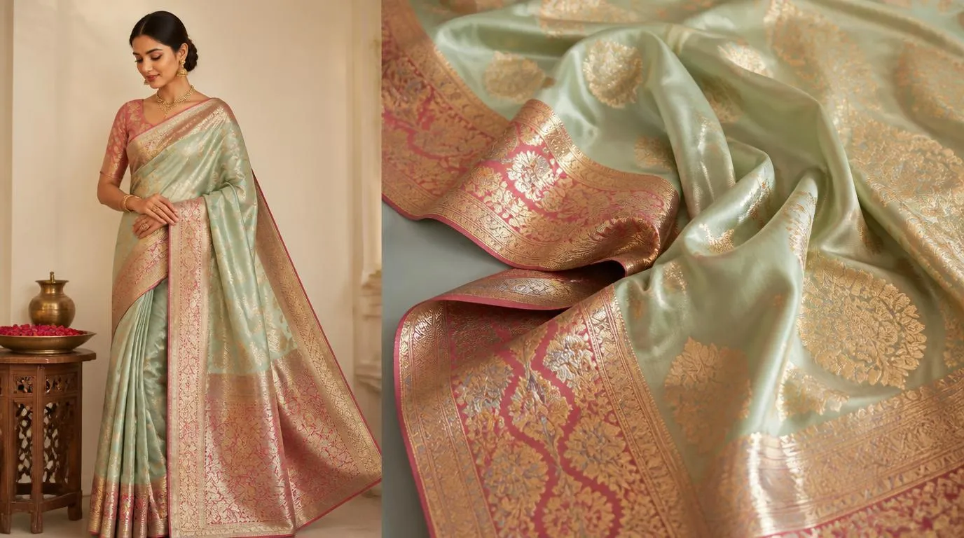 Luxurious Banarasi silk saree