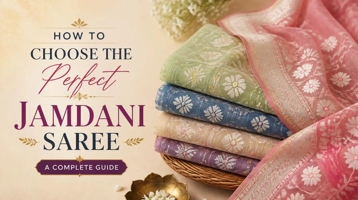 How to choose the perfect Jamdani saree