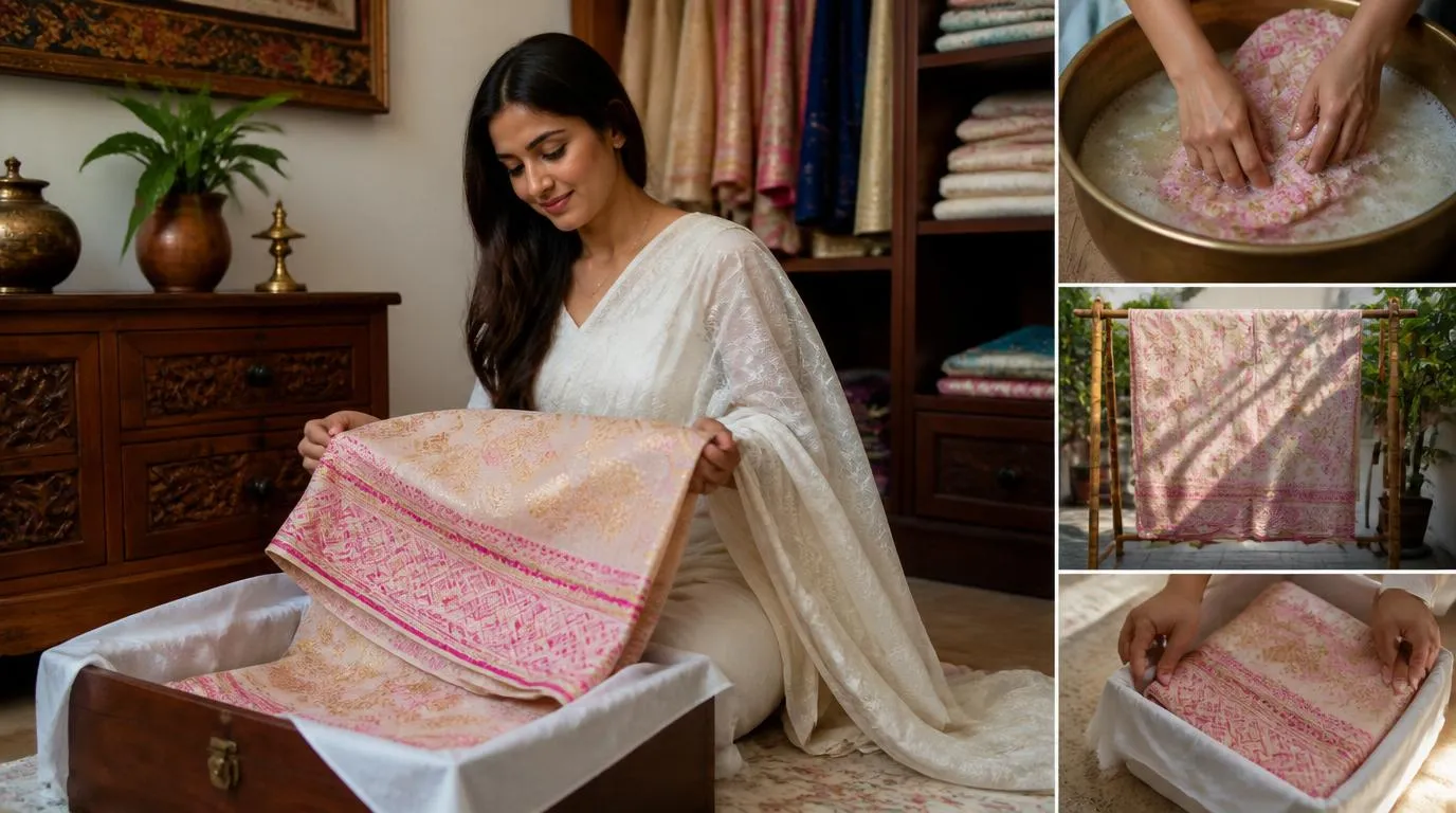 Caring for Jamdani saree