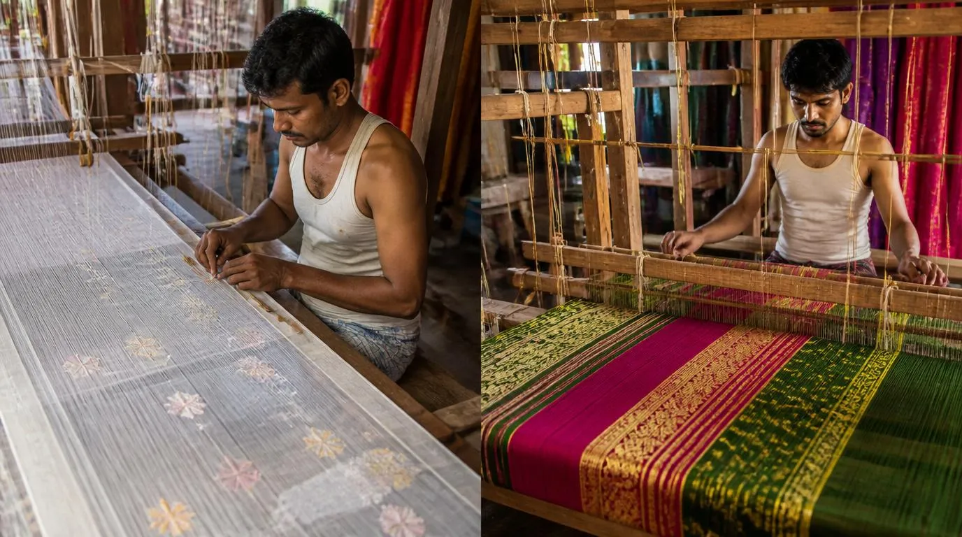 Weaving techniques comparison