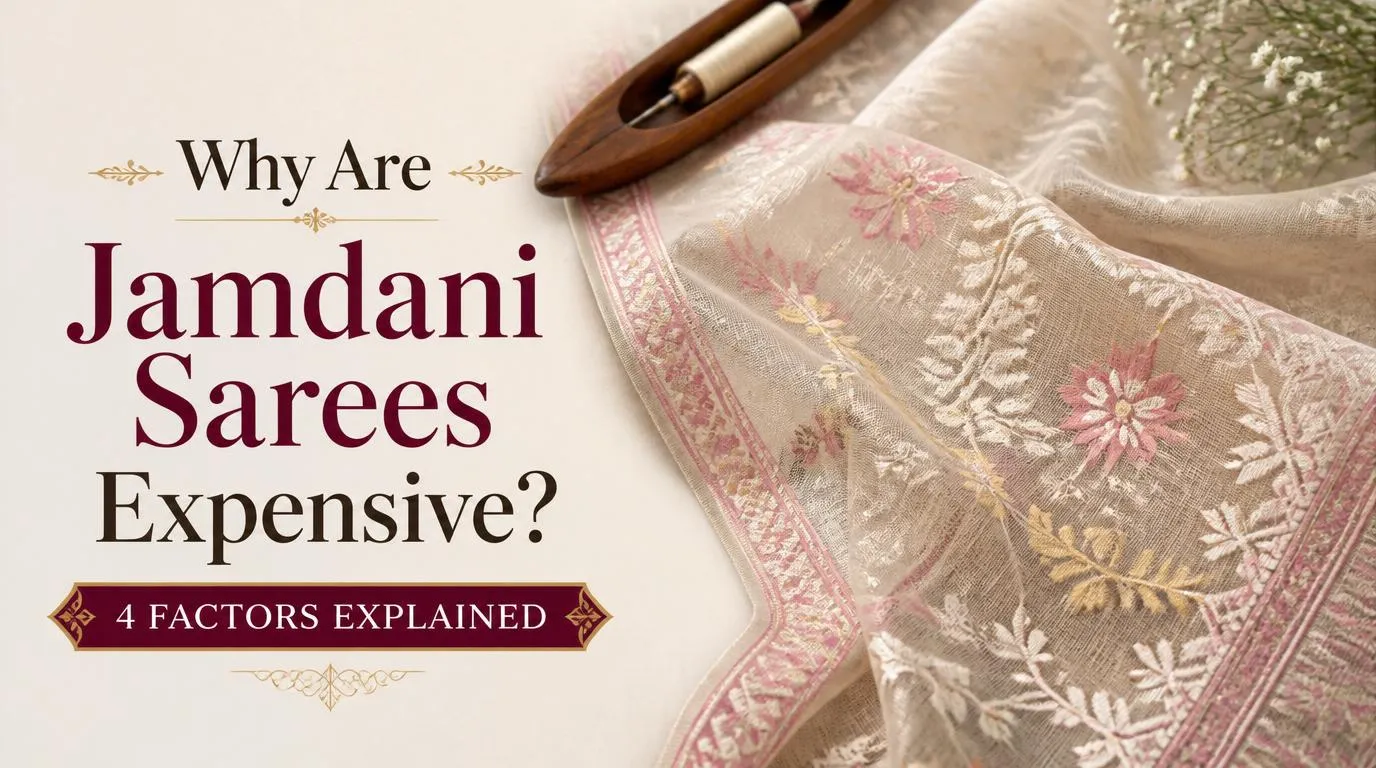 Why Jamdani sarees are expensive